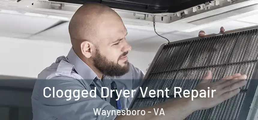 Clogged Dryer Vent Repair Waynesboro - VA